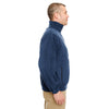 UltraClub Men's Navy Iceberg Fleece Full-Zip Jacket