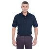 UltraClub Men's Navy Classic Pique Polo