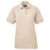 UltraClub Women's Stone Whisper Pique Polo