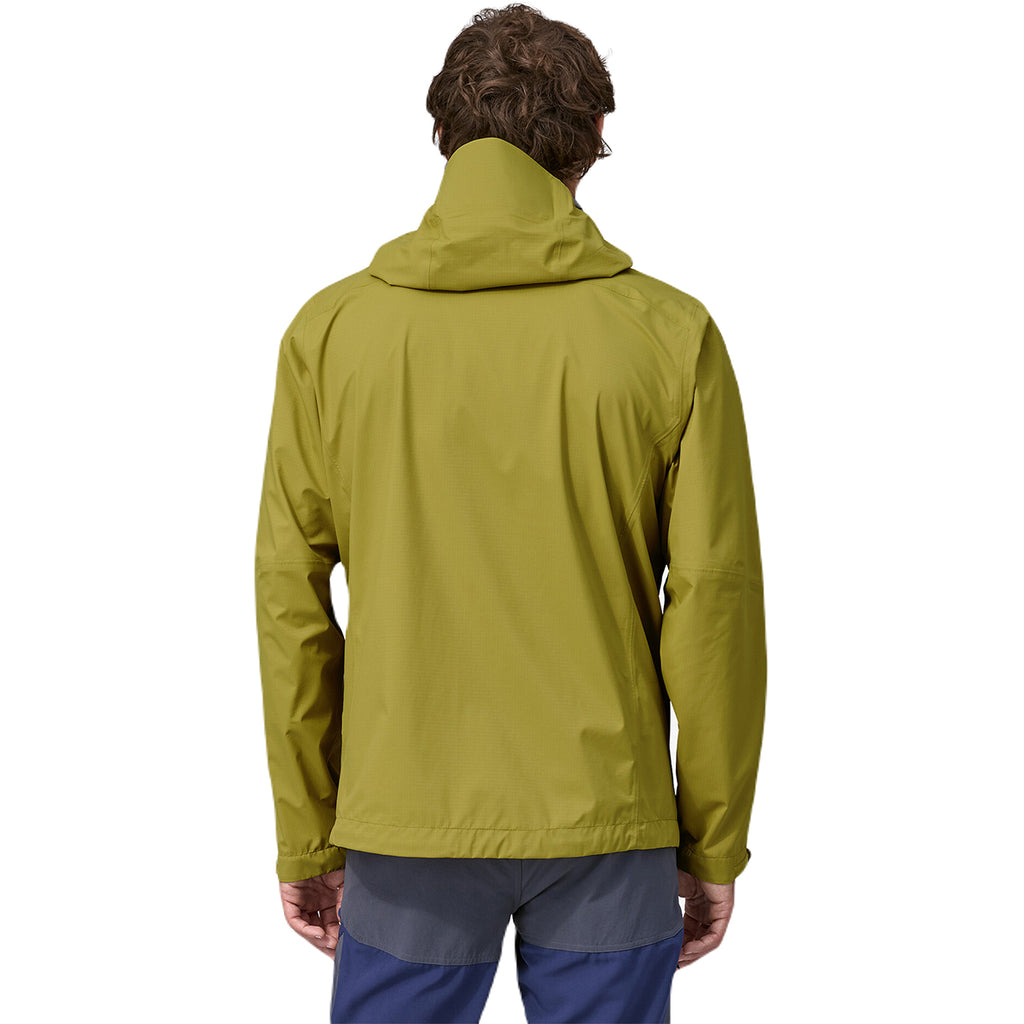 Patagonia Men's Shrub Green Granite Crest Rain Jacket