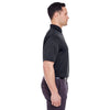 UltraClub Men's Black Cool & Dry 8 Star Elite Performance Interlock Polo