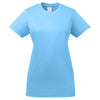 UltraClub Women's Columbia Blue Cool & Dry Basic Performance T-Shirt