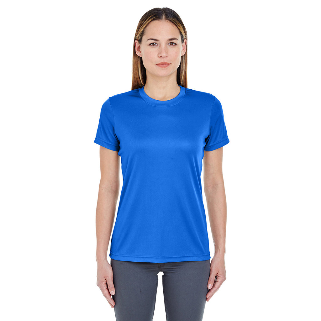 UltraClub Women's Royal Cool & Dry Basic Performance T-Shirt