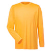 UltraClub Men's Gold Cool & Dry Performance Long-Sleeve Top