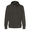 J. America Men's Black Ripple Fleece Hooded Sweatshirt