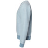 J. America Women's Chambray Heather Flip Side Fleece Crewneck Pullover