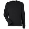 J. America Unisex Black BTB Fleece Sweatshirt