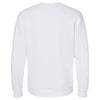 Alternative Apparel Men's White Eco-Cozy Fleece Sweatshirt