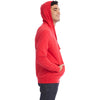 Alternative Apparel Men's Apple Red Eco Cozy Fleece Pullover Hooded Sweatshirt