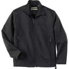 North End Men's Black Three-Layer Bonded Performance Jacket