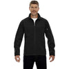 North End Men's Black Three-Layer Bonded Performance Jacket