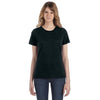 Gildan Women's Black Lightweight T-Shirt