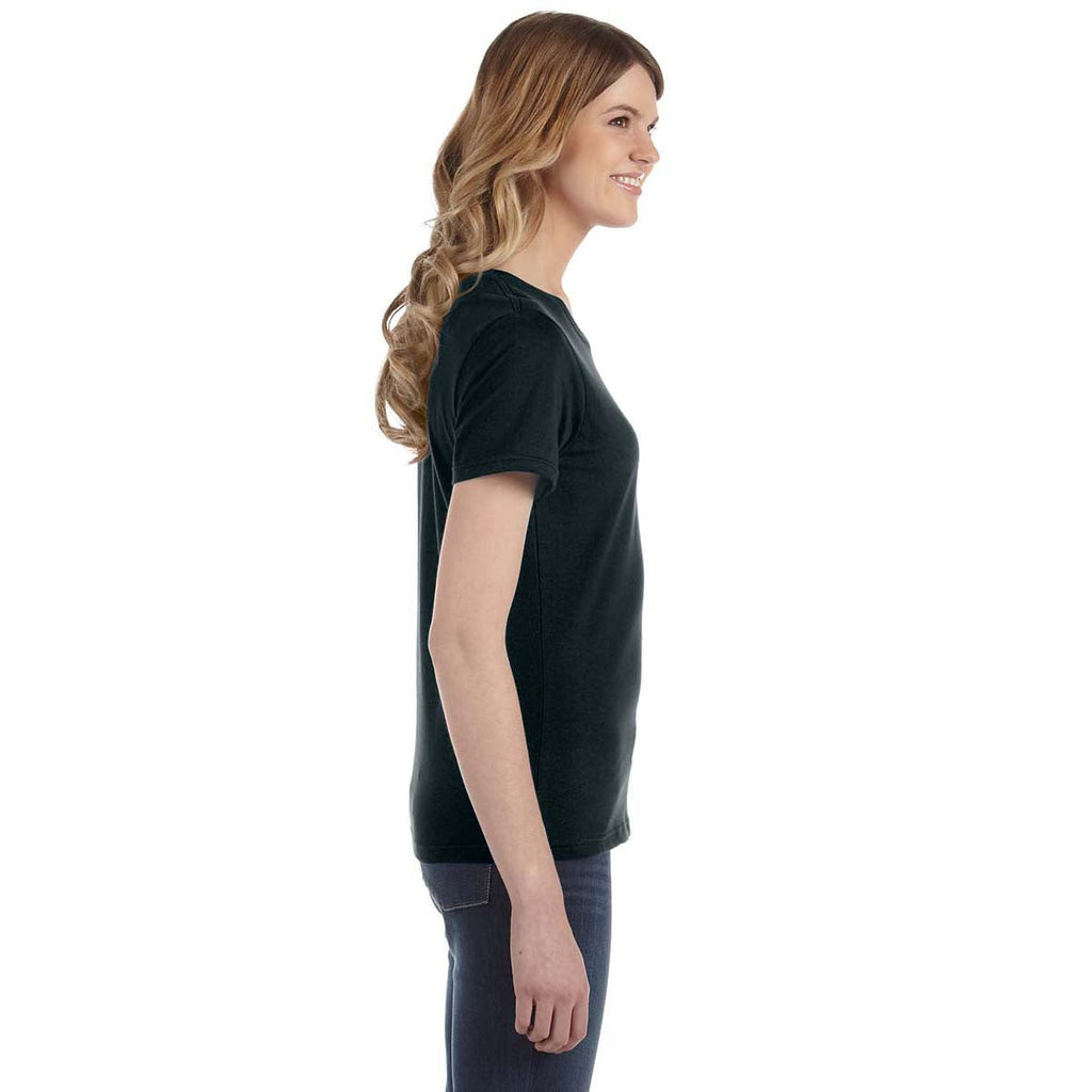 Gildan Women's Black Lightweight T-Shirt