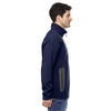 North End Men's Classic Navy Three-Layer Fleece Technical Jacket