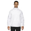 Core 365 Men's White Climate Seam-Sealed Lightweight Variegated Ripstop Jacket