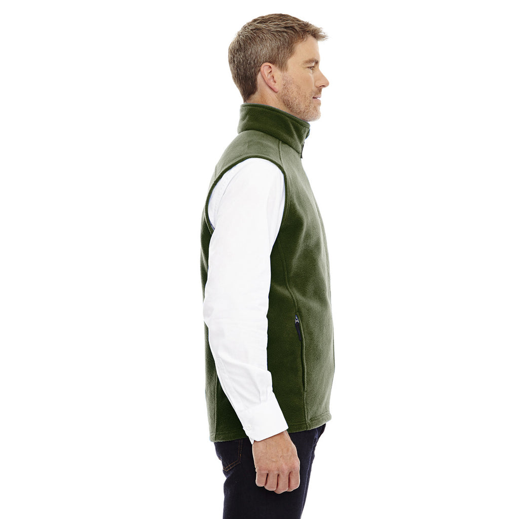 Core 365 Men's Forest Green Journey Fleece Vest