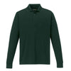 Core 365 Men's Forest Green Pinnacle Performance Long-Sleeve Pique Polo