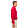 Core 365 Men's Classic Red Pinnacle Performance Pique Long-Sleeve Polo with Pocket