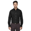 Core 365 Men's Black Operate Long-Sleeve Twill Shirt