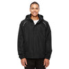 Core 365 Men's Black Tall Profile Fleece-Lined All-Season Jacket