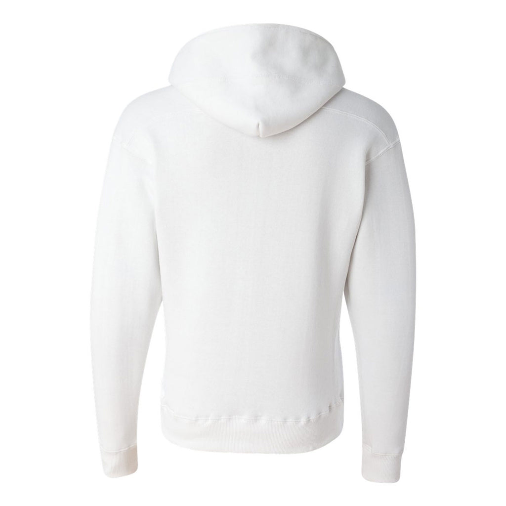 J. America Men's White Sport Lace Hooded Sweatshirt