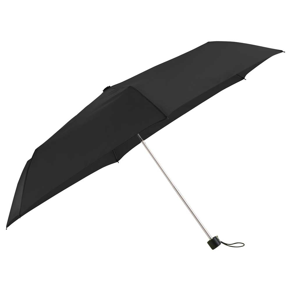 Totes Black 39" Folding Mini Umbrella