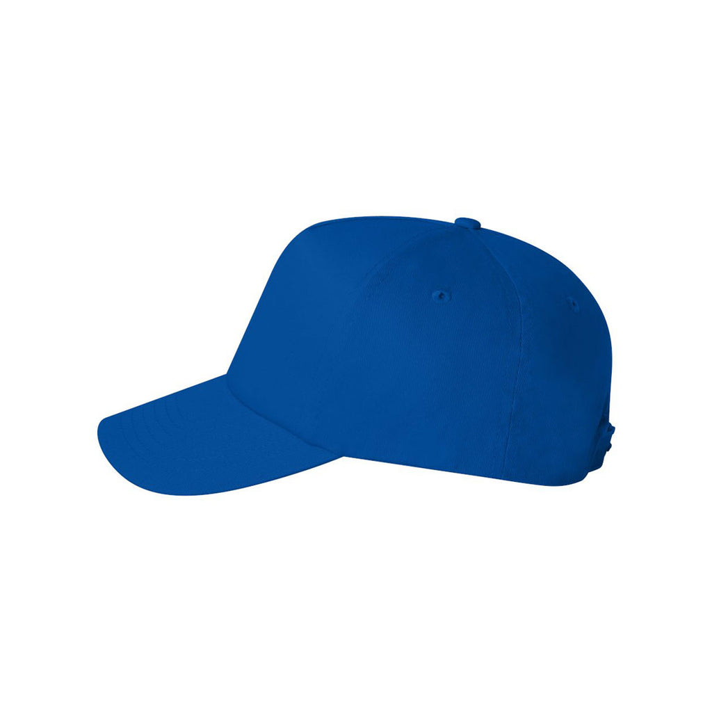 Valucap Royal Blue Five-Panel Twill Cap