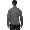 North End Men's Carbon/Black Flux Melange Bonded Jacket