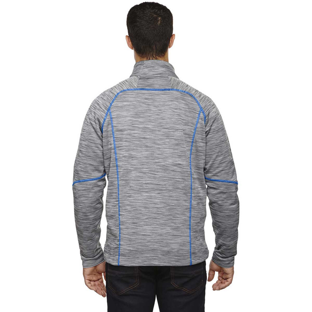 North End Men's Platinum Flux Melange Bonded Jacket