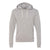 J. America Men's Grey Triblend Triblend Hooded Pullover Sweatshirt