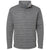 J. America Men's Charcoal Heather Horizon Snap Pullover