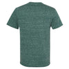 Jerzees Men's Forest Green Snow Heather Jersey Crew T-Shirt