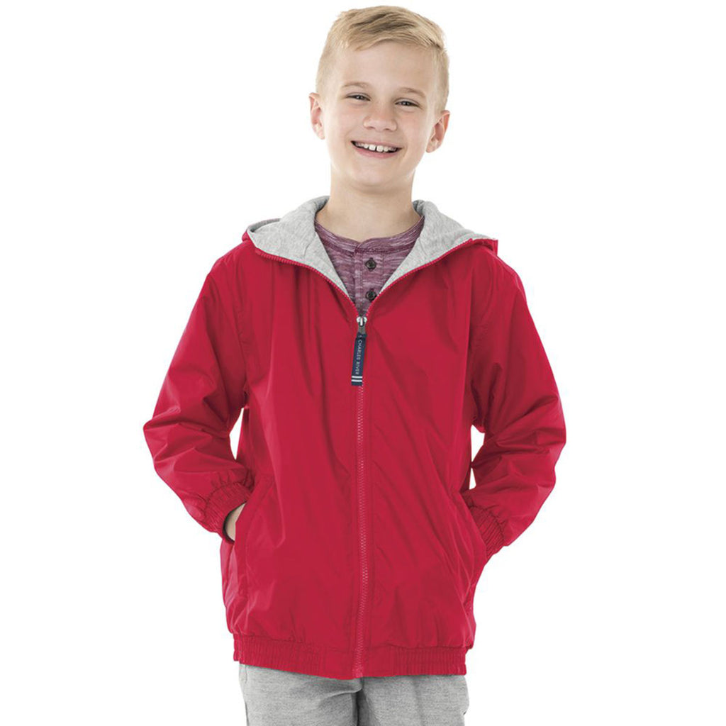 Charles River Youth Red Performer Jacket