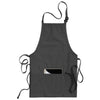 Edwards Steel Grey 3-Pocket Bib Apron