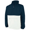 Charles River Unisex Navy/White Color Blocked Pack-N-Go Pullover