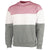 Charles River Unisex Blush/White/Light Grey Westerly Crew