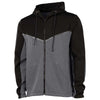 Charles River Men's Black/Grey Seaport Full Zip Hoodie