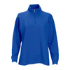 Vantage Women's Royal 1/4-Zip Flat Back Rib Pullover