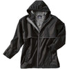 Charles River Men's Black/Grey New Englander Rain Jacket