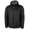 Charles River Men's Black Lithium Quilted Hooded Jacket