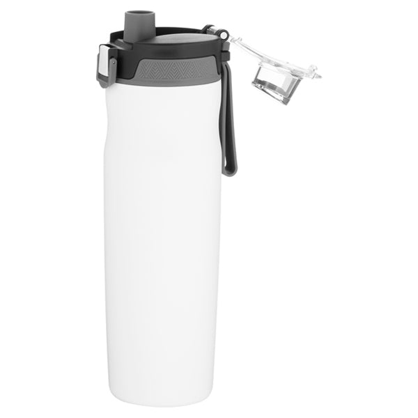 H2Go Matte White Jolt 20.9 oz Water Bottle