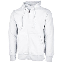 Charles River Unisex White Clifton Full Zip Hoodie