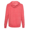 Jerzees Women's Red Snow Heather French Terry Full-Zip Hooded Sweatshirt