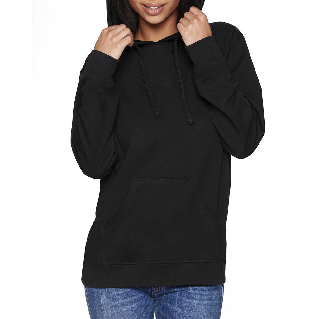 Next Level Unisex Black/Black French Terry Pullover Hoodie