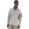 Charles River Men's Light Grey Heather Heathered Fleece Pullover