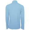 Charles River Men's NeoHtrBlue Waffle Quarter Zip Pullover