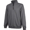 Charles River Unisex Dark Charcoal Crosswind Quarter Zip Sweatshirt