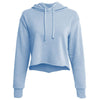 Next Level Women's Stonewash Denim Laguna Suede Hoodie