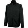 Charles River Men's Black Heather Heathered Fleece Jacket