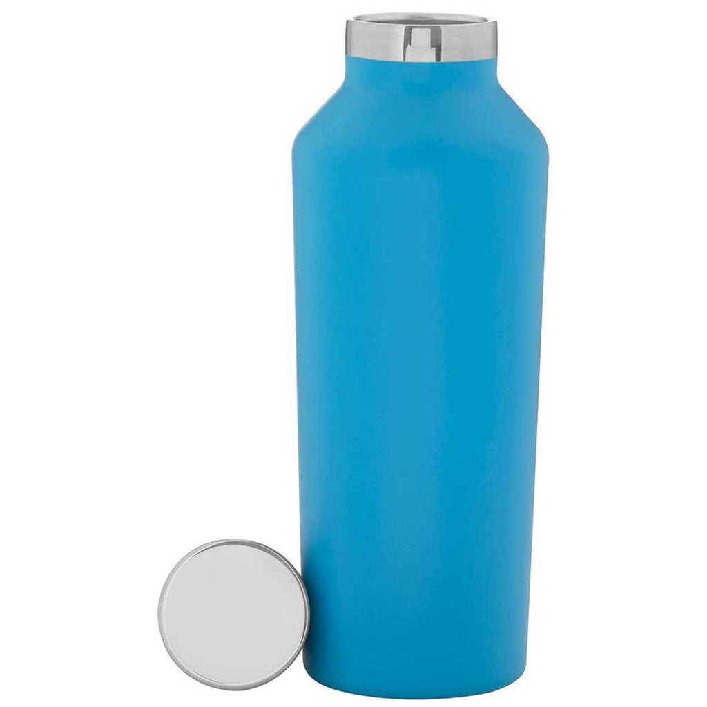 H2Go Matte Aqua 16.9 oz Manhattan Stainless Steel Bottle